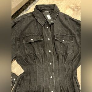 Black Denim Dress (Brand New!)